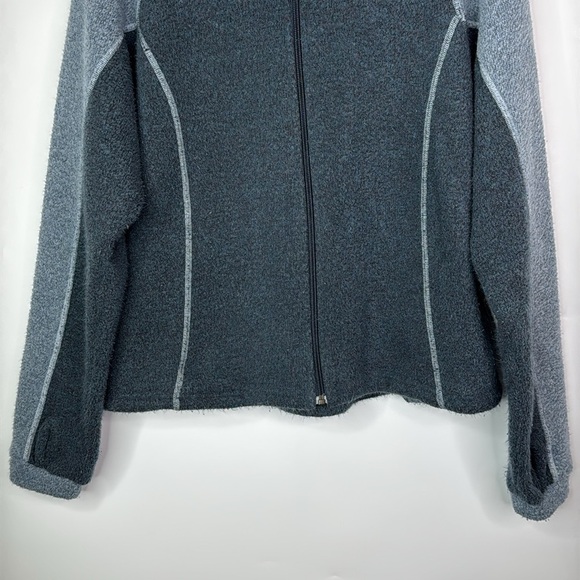 Kuhl Alfpaca Fleece Blue Polyester Full Zip Sweatshirt XL - Picture 3 of 9